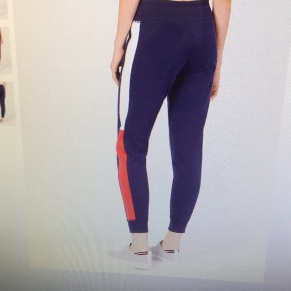 NWT Tommy Hilfiger Sport Striped Jogger Pants (L) - Picture 7 of 8